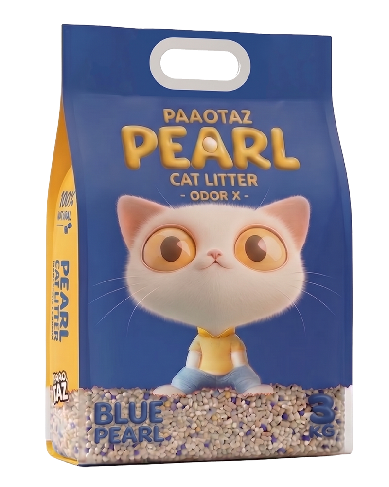 CAT LITTER BLUE PEARL 3 KG.